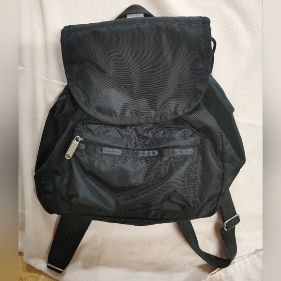 Lesportsac Black Backpack - Picture 1 of 7